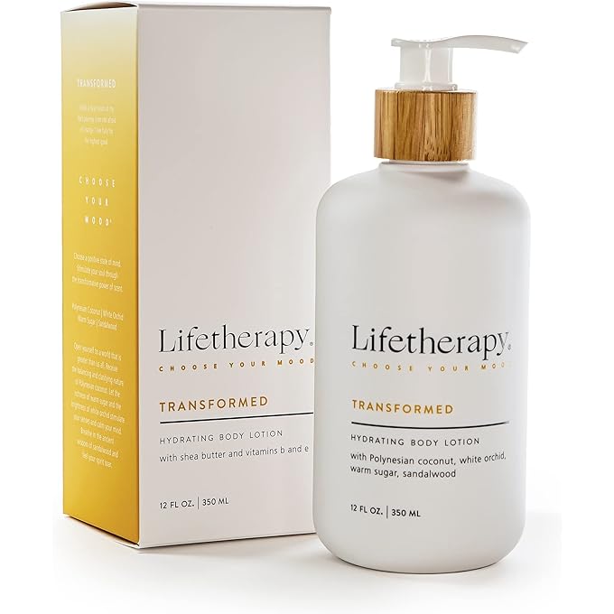 Lifetherapy Hydrating Lotion For Hand & Body | Non Greasy Lightweight Lotion Made with Shea Butter (Transformed)
